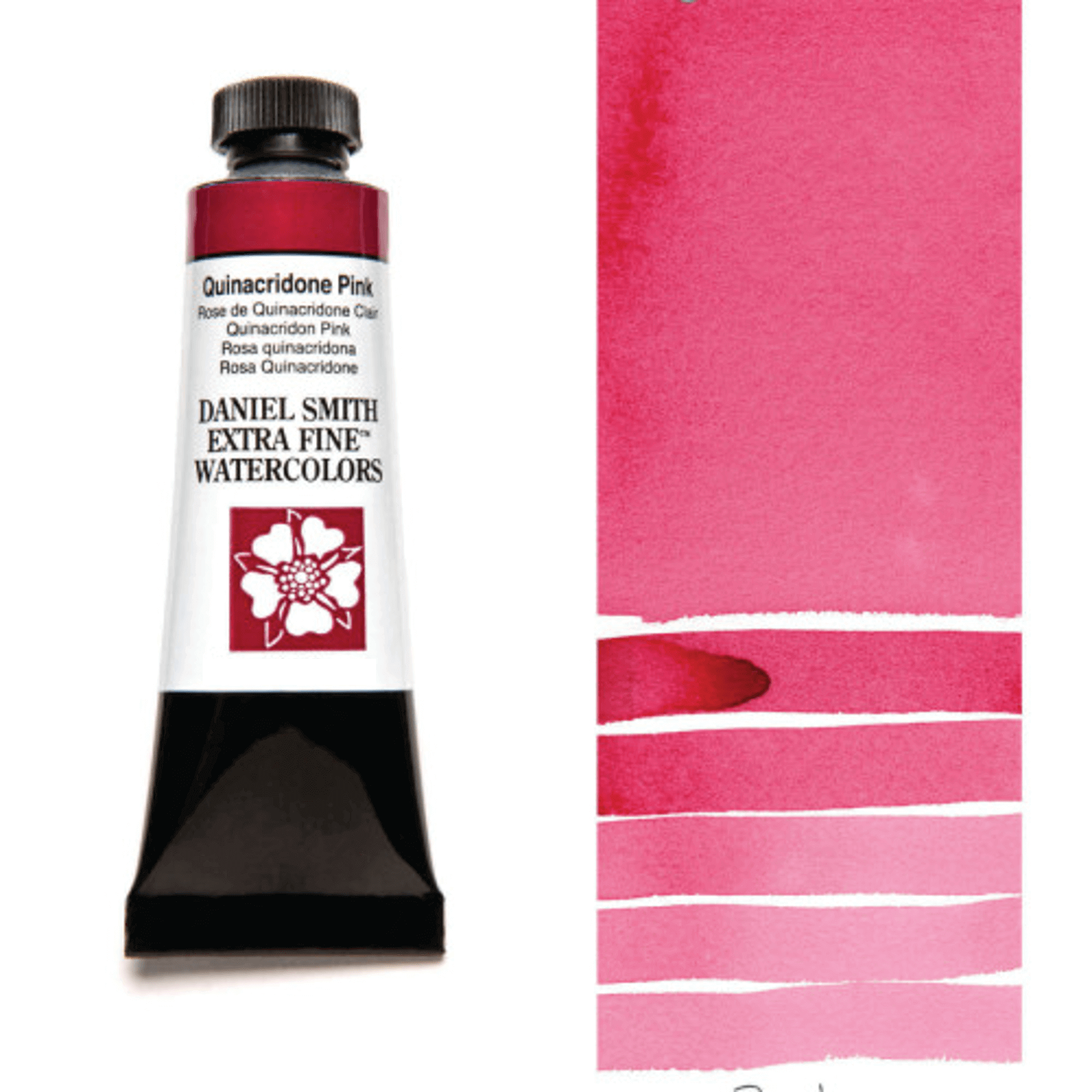 צבע מים שפופרת QUINACRIDONE PINK 5ML S2  DANIEL SMITH 