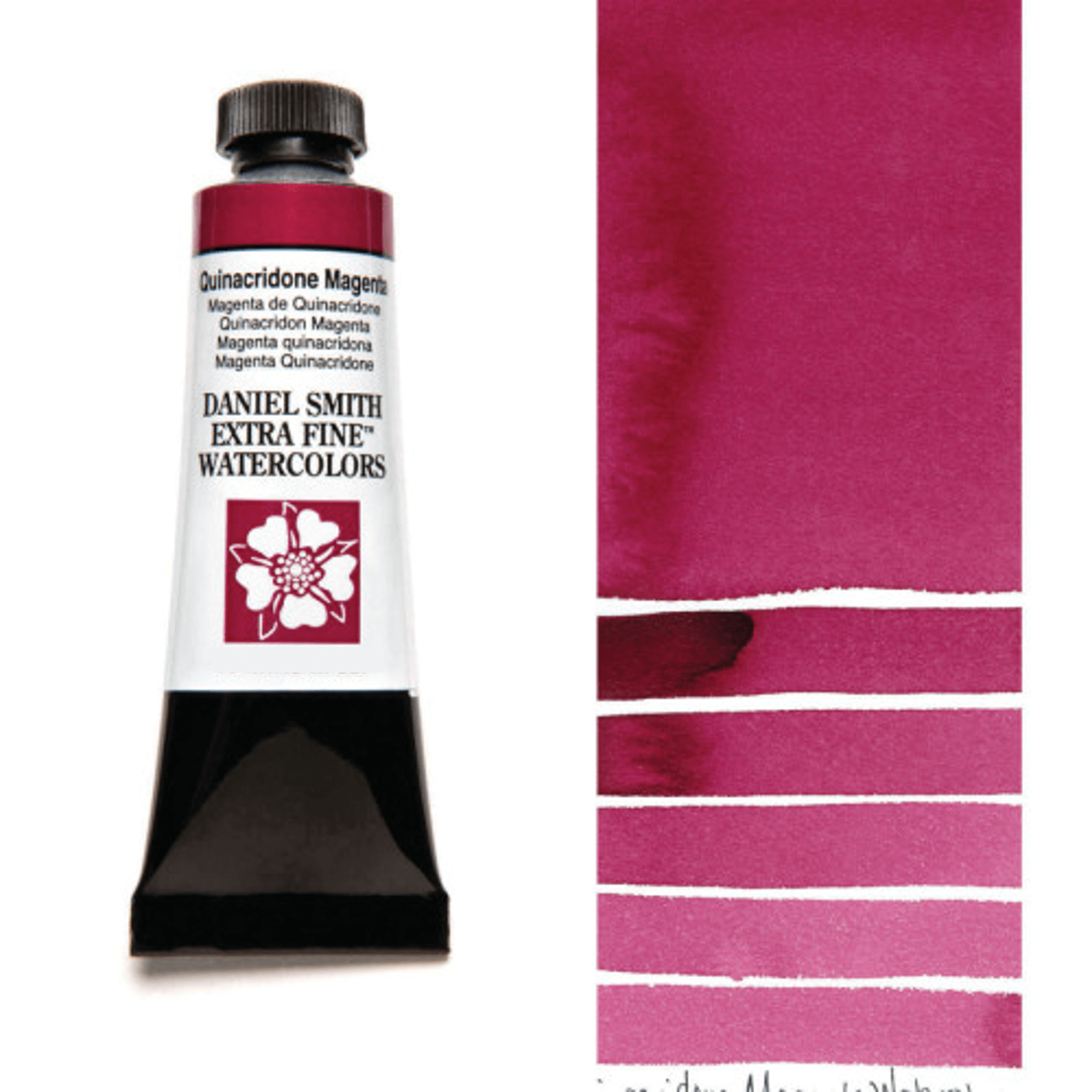 צבע מים שפופרת QUINACRIDONE MAGENTA 5ML S2  DANIEL SMITH 