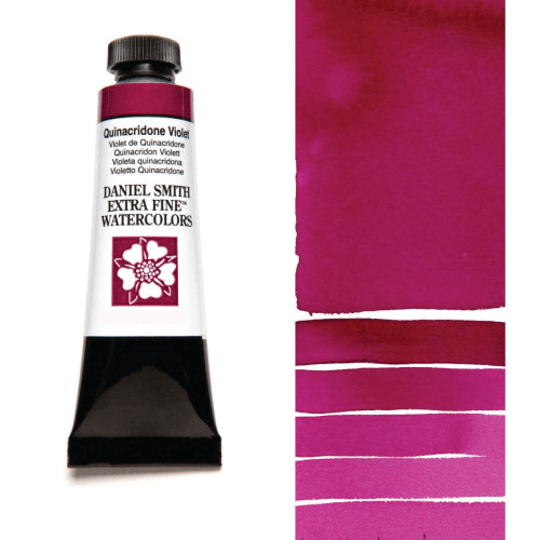 צבע מים שפופרת QUINACRIDONE VIOLET 5ML S2  DANIEL SMITH 