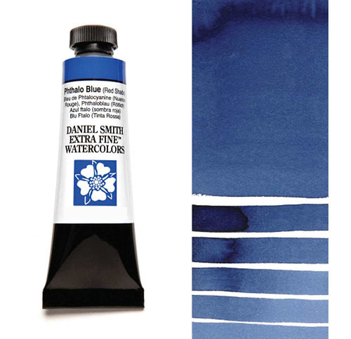 צבע מים שפופרת PHTHALO BLUE (RS) 5ML S1  DANIEL SMITH 