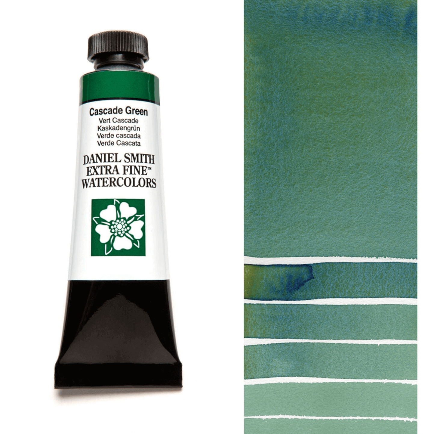 צבע מים שפופרת cascade green 5ML S1  DANIEL SMITH 