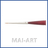 מכחול VELVETOUCH סדרה 3950MSP מיני ספוטר 20/0 פרינסטון
