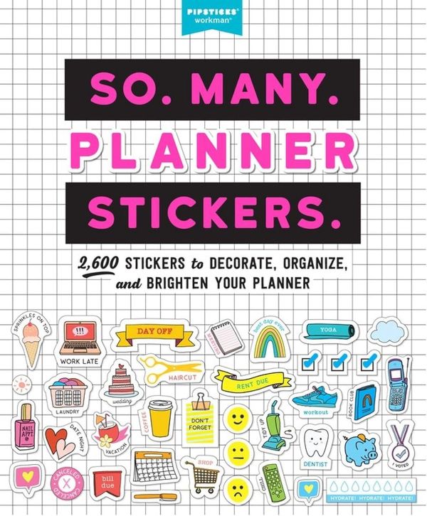 ספר מדבקות  SO.MANY PLANNER STICKERS DECORATE, ORGANIZE AND BRIGHTEN