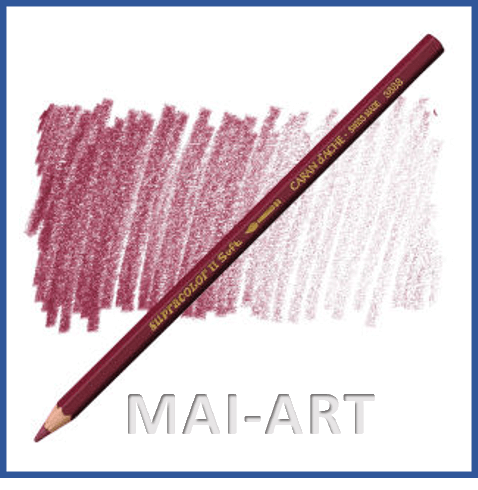עפרון אקוורל  CARAN D'ACHE SUPRACOLOR 089 Dark Carmine