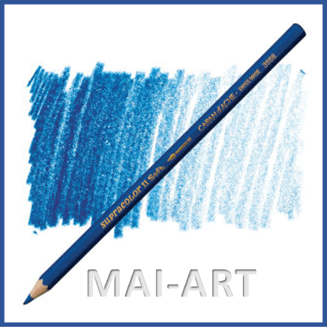 עפרון אקוורל  CARAN D'ACHE SUPRACOLOR 169 Marine Blue