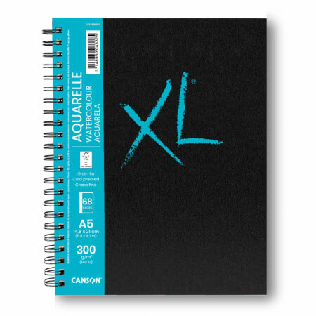 סקטץ בוק XL AQUARELLE A5 300GM ספירלה כריכה קשה