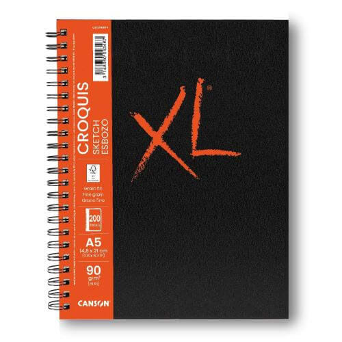 סקטץ בוק XL CROQUIS A5 90GM ספירלה כריכה קשה
