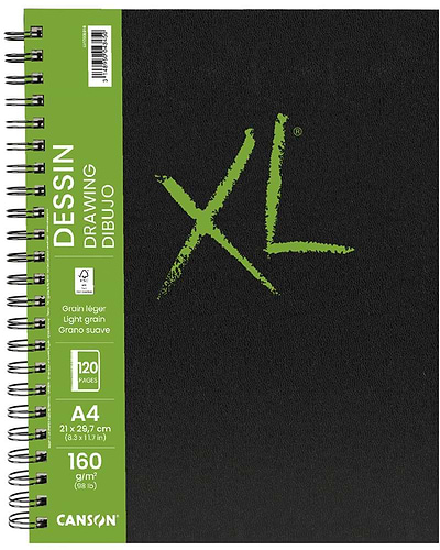סקטץ בוק XL DESSIN A4 160GM ספירלה כריכה קשה