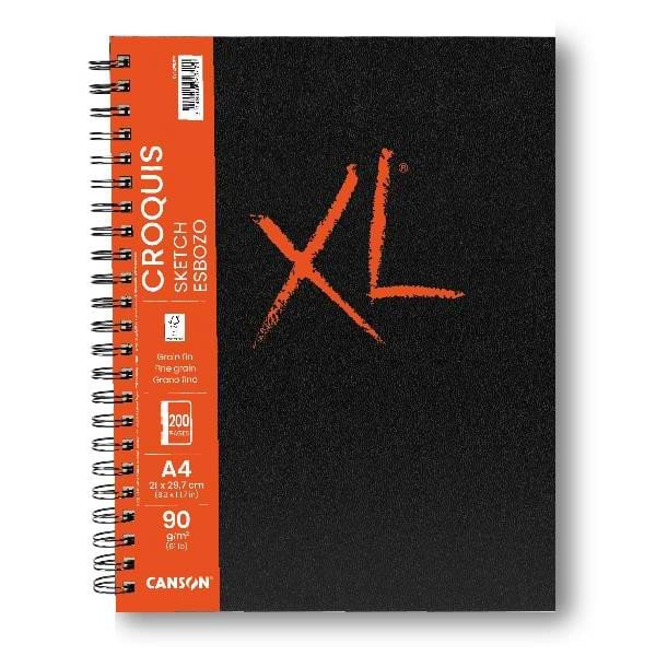 סקטץ בוק XL CROQUIS A4 90GM ספירלה כריכה קשה