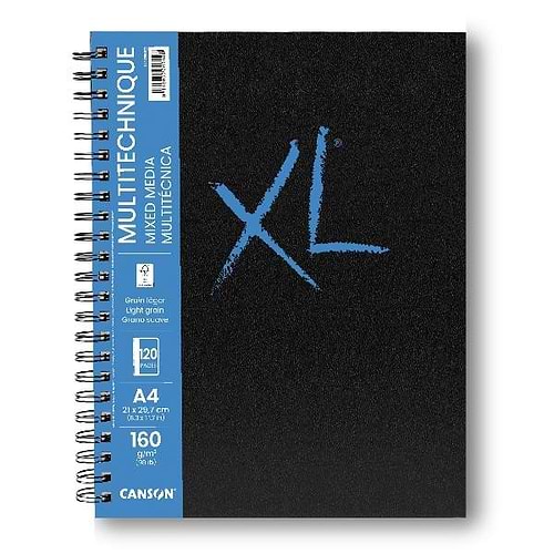 סקטץ בוק XL MIXED MEDIA A4 160GM ספירלה כריכה קשה