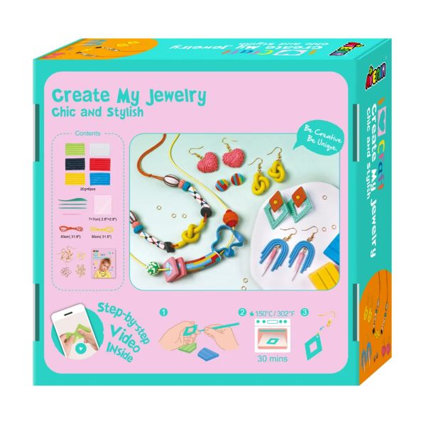 ערכת יצירת תכשיטים CREATE MY JEWELRY CHIC AND STYLISH