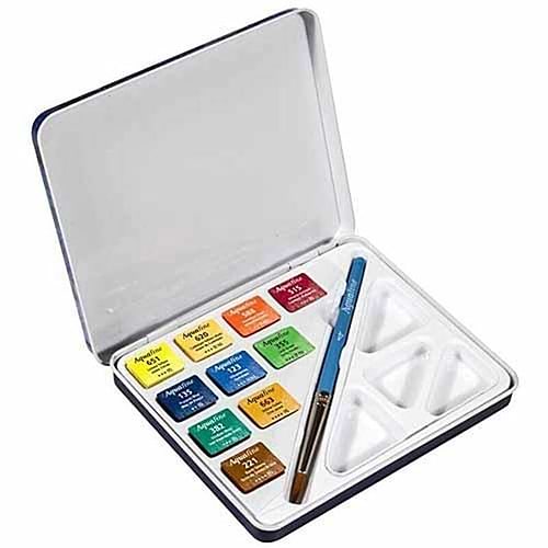 סט 10 צבעי מים אקווה פיין MINI TRAVEL SET DALER ROWNEY 