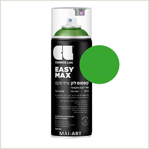 ספריי צבע מקצועי  GREEN 6018 COSMOS LAC 400ML