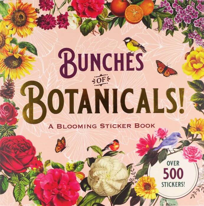 חוברת מדבקות BUNCHES OF BOTANICALS
