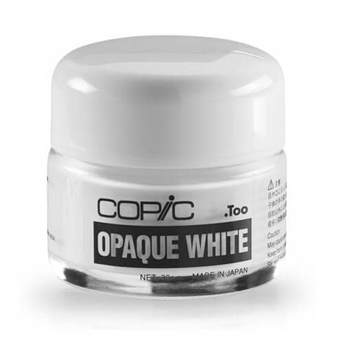 צבע קופיק לבן פיגמנט 10 מל OPAQUE WHITE