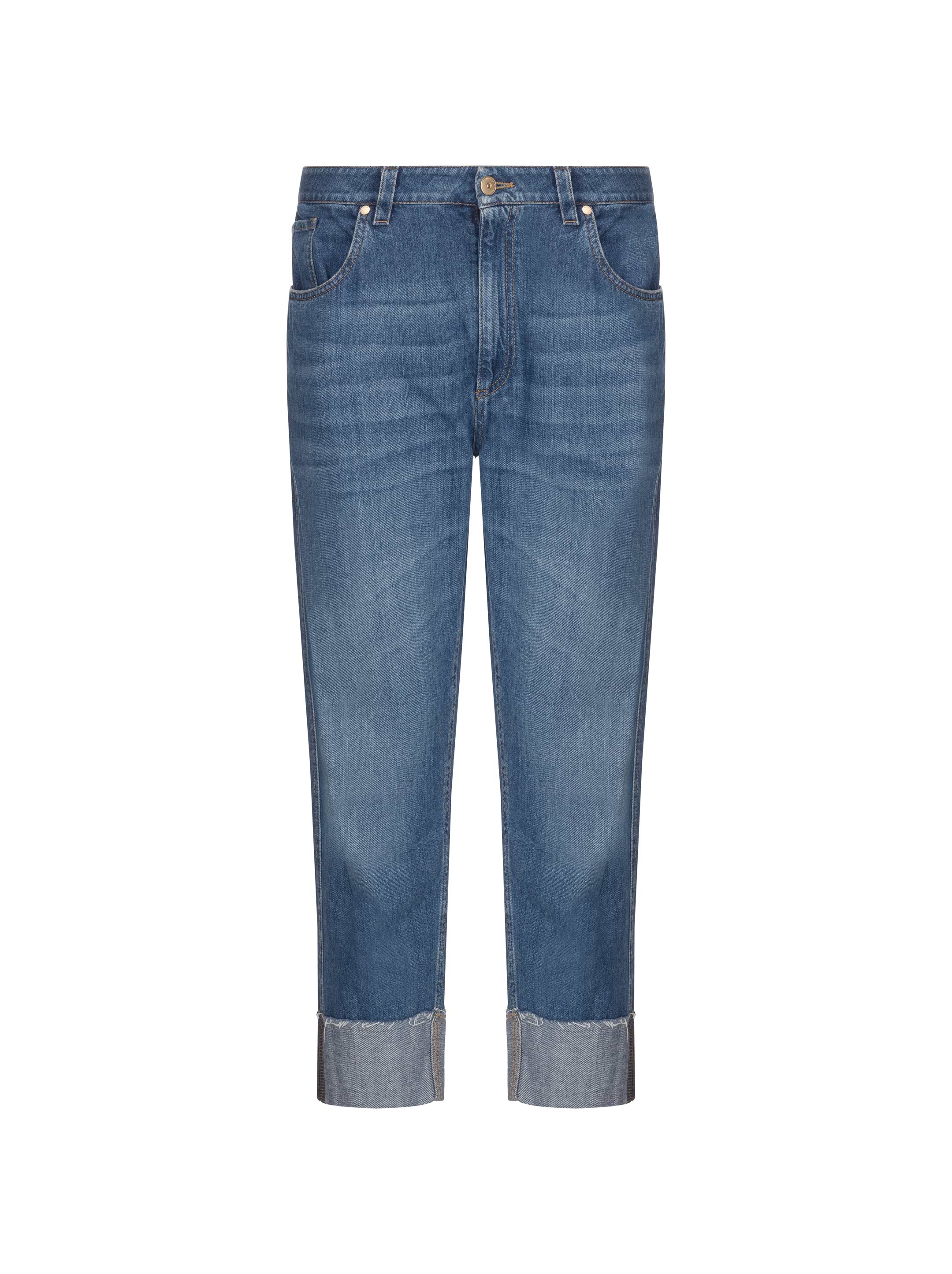 デニム・ジーパン BRUNELLO CUCINELLI Women Denim Pants M0H81P5758 C9101 PURPLE BRUNELLO CUCINELLI: Pants woman - Violet | Brunello