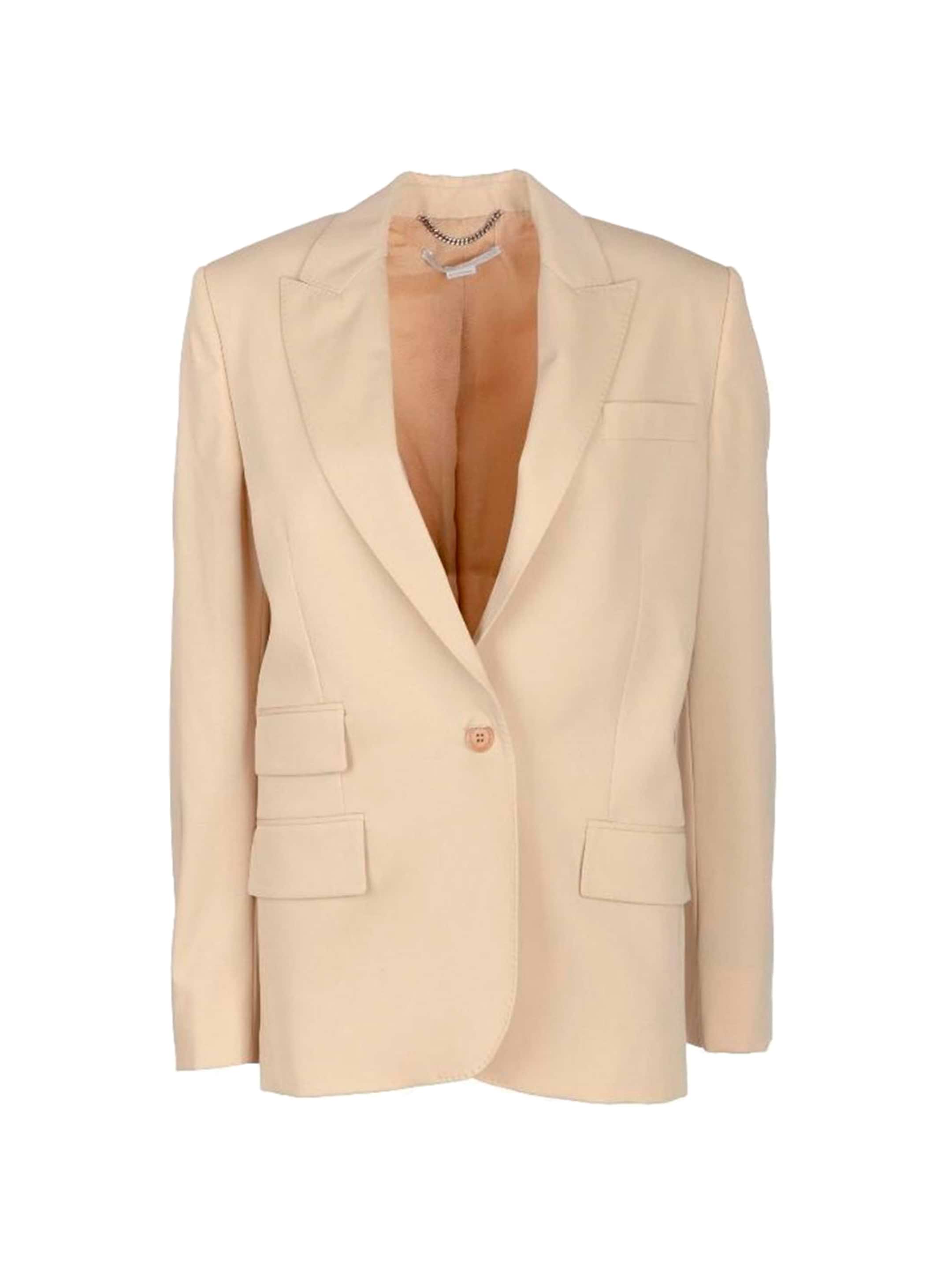 ジャケット Stella Mccartney Single-Breasted Jacket In Jazzberry Wool Stella McCartney Single-breasted jacket in jazzberry wool