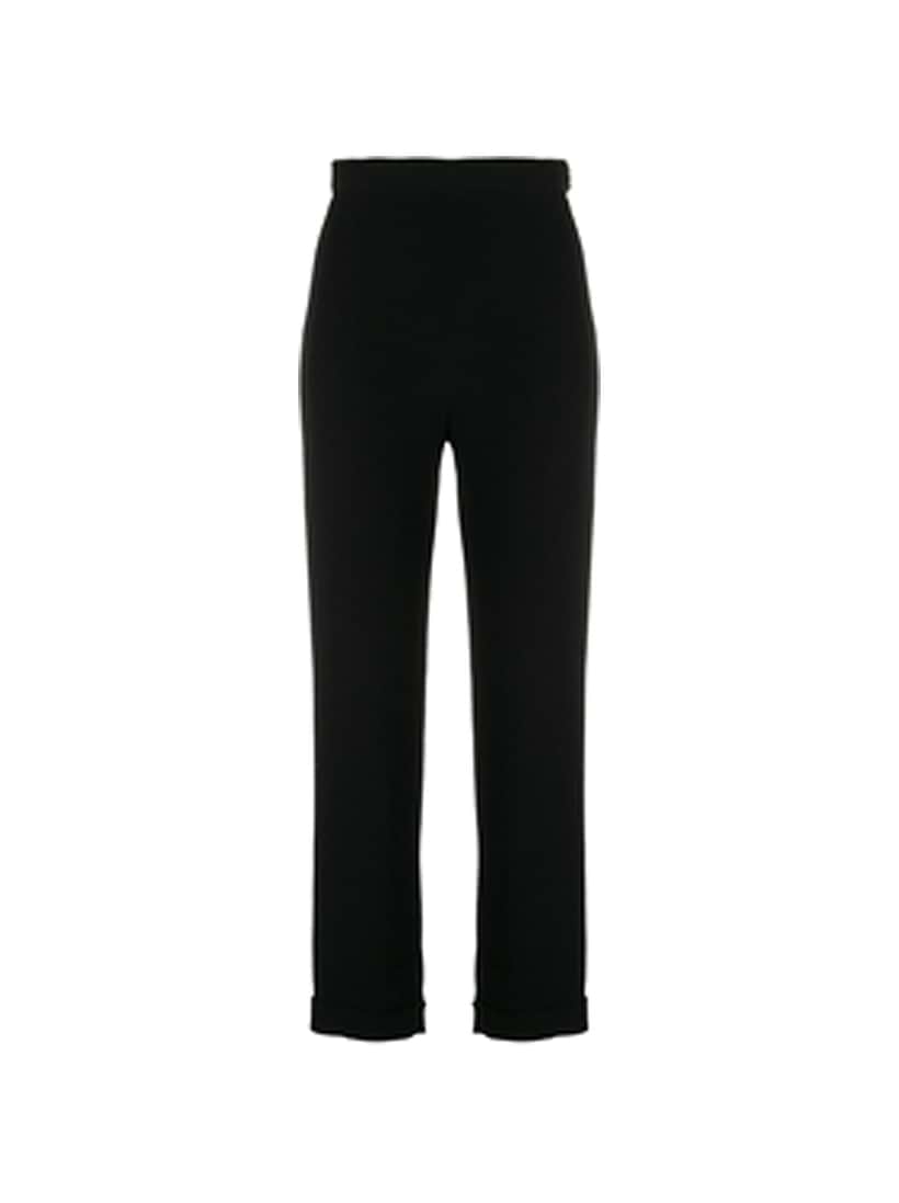 パンツ BALMAIN Women Straight Pants DF0PQ310WC090PA Black Straight leg pants Balmain for women - buy in the official