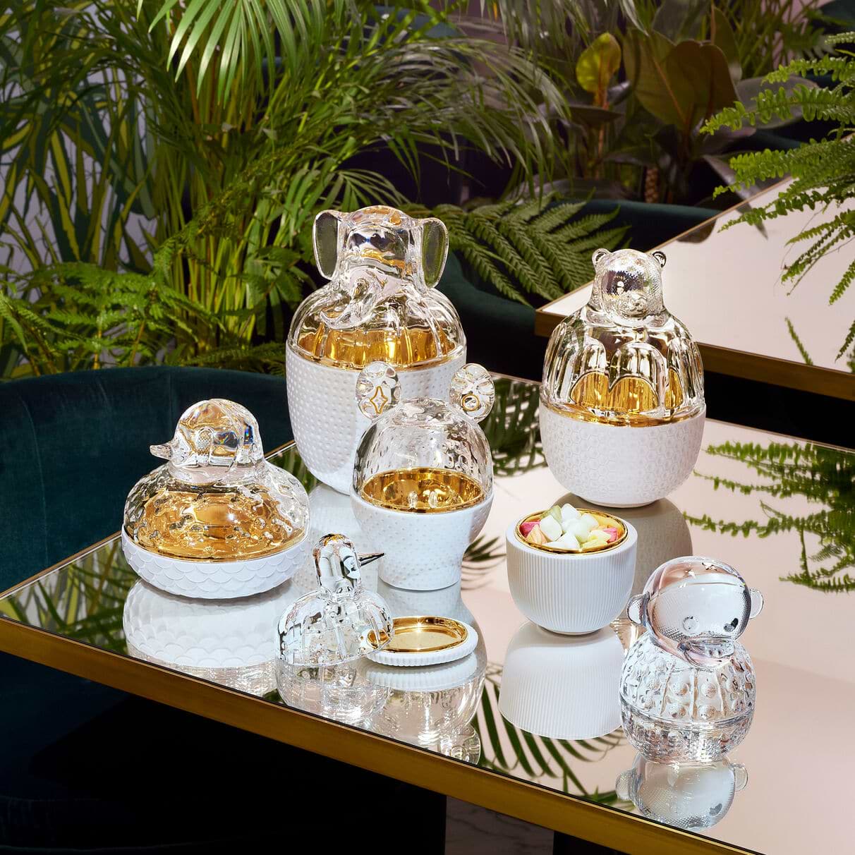 【Baccarat】未使用品◎クリスタルボウル12cm◎ペアセット Candy bowl Zoo Elephant Baccarat for women - buy in the official