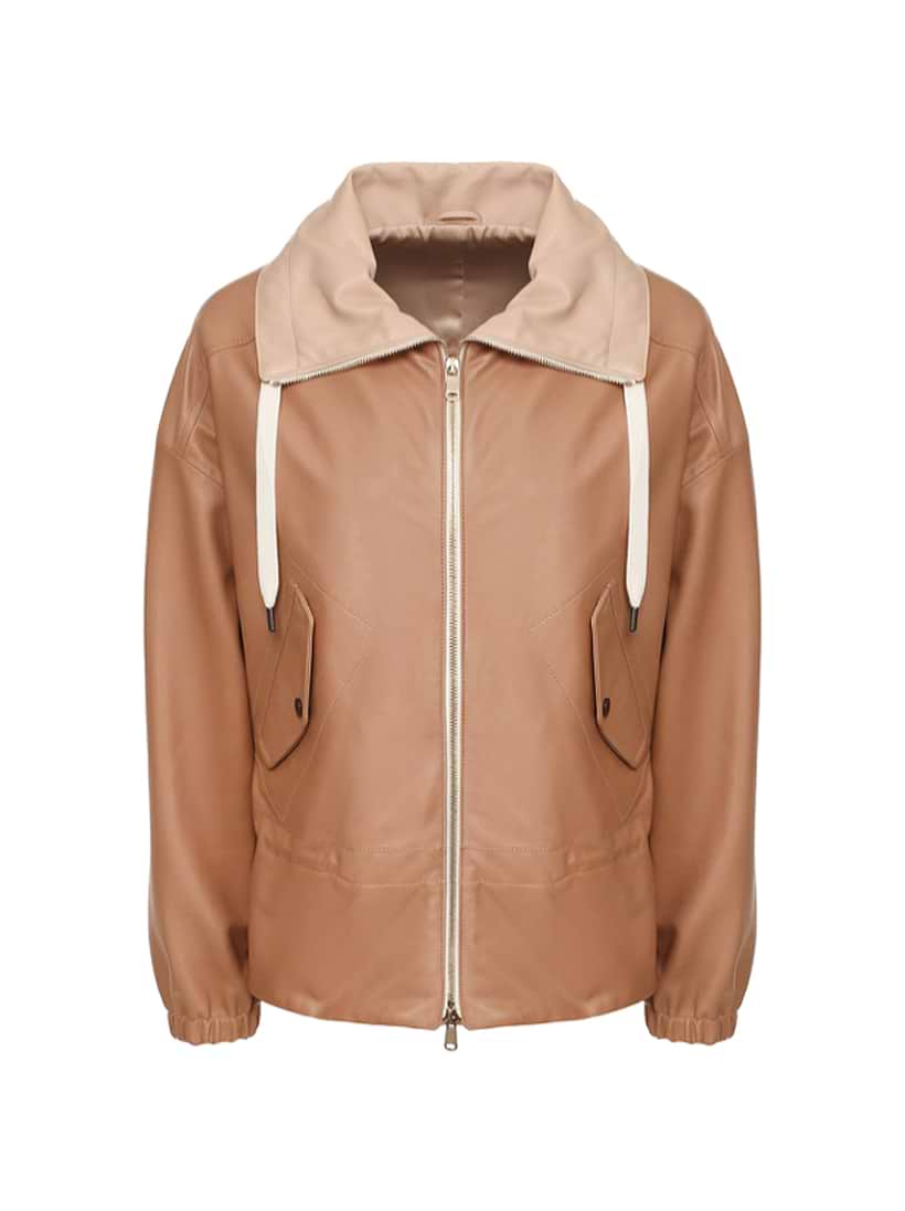 ジャケット BRUNELLO CUCINELLI Women Jackets M0PCL208X C7495 Brown Suede blazer for Woman in Brown | Brunello Cucinelli