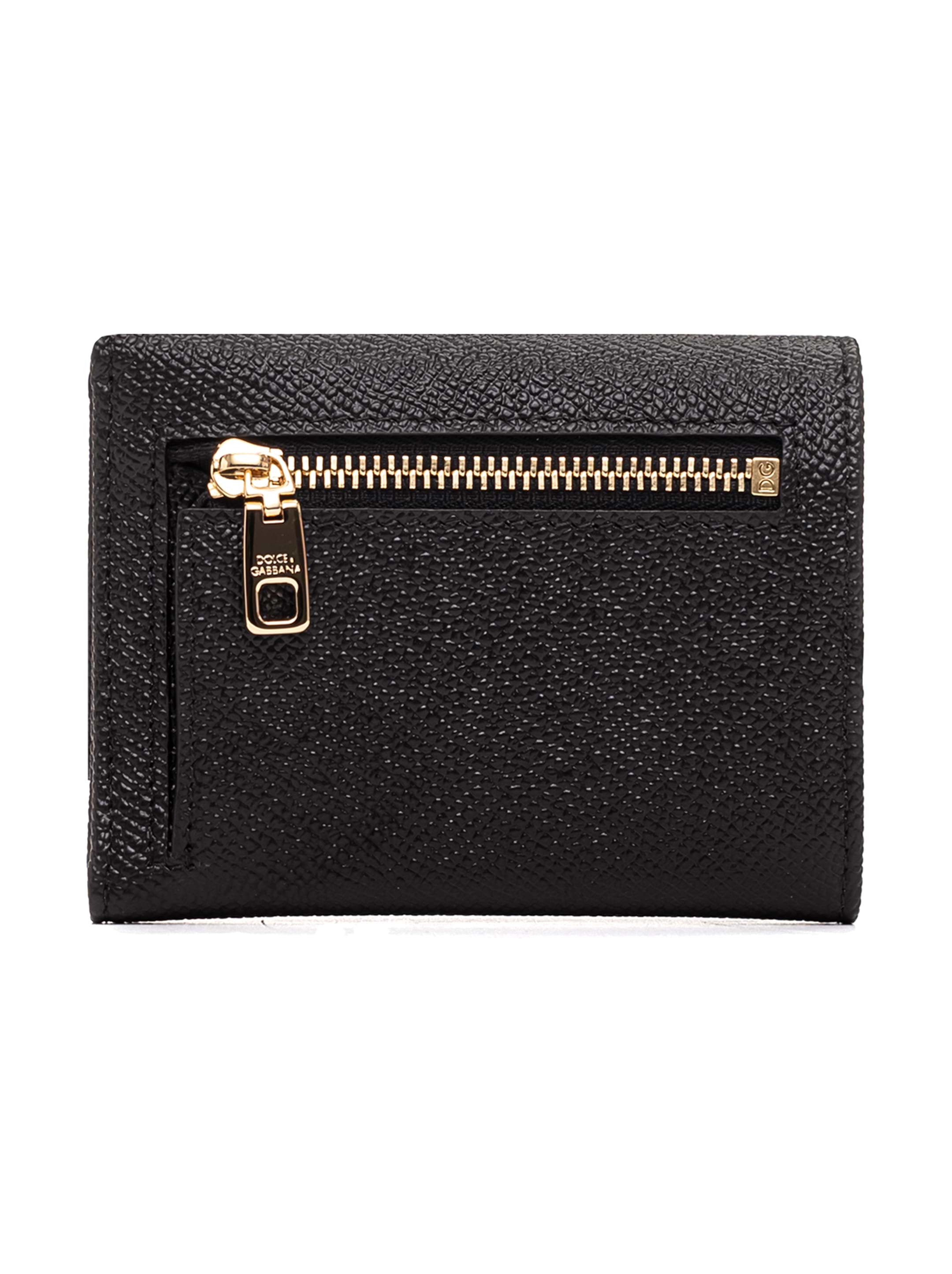【関税＆送料込み】Dolce & Gabbana Printed Leather Wallet 関税送料無料【Dolce & Gabbana】DEVOTION ウォレット スモール
