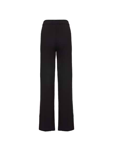 パンツ FABIANA FILIPPI Women Straight Pants PADC02F411H54921 White Stretch viscose and linen trousers, optical white for Women