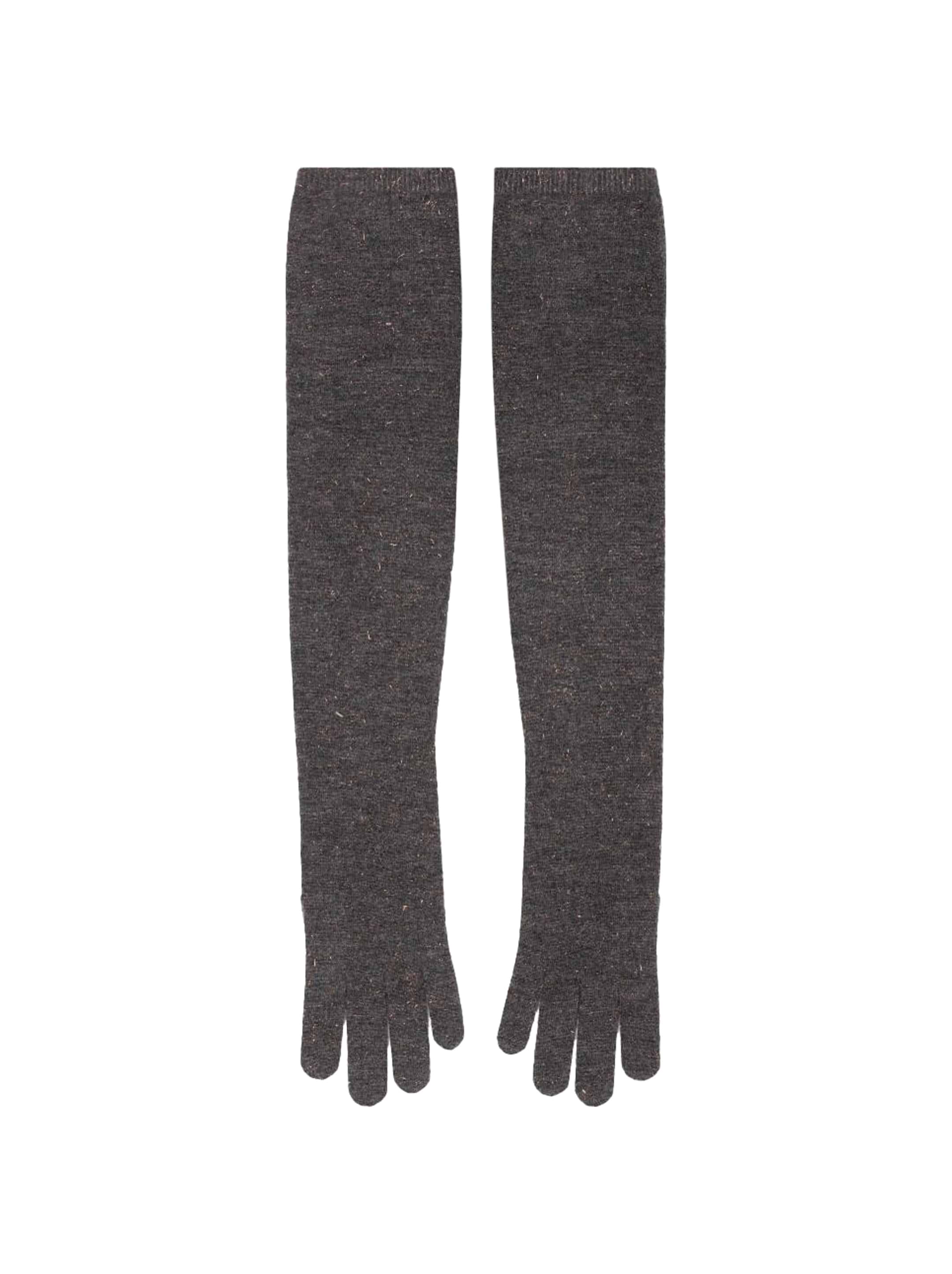 【関税＆送料込み】Brunello Cucinelli Long Gloves Leather long gloves Brunello Cucinelli Brown size M