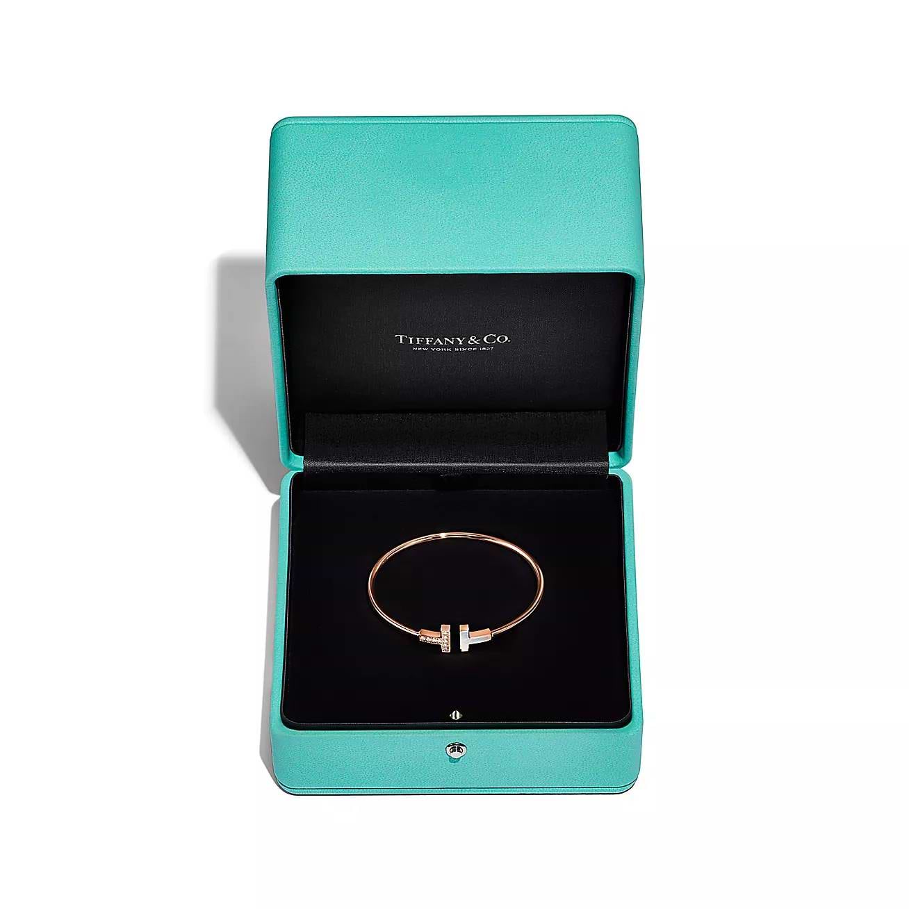 Tiffany & Co. Tiffany T Wire Bracelet Rose Gold - buy for