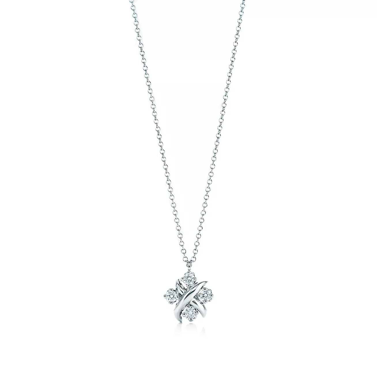 Tiffany & Co. Jean Schlumberger by Tiffany Lynn Pendant Platinum