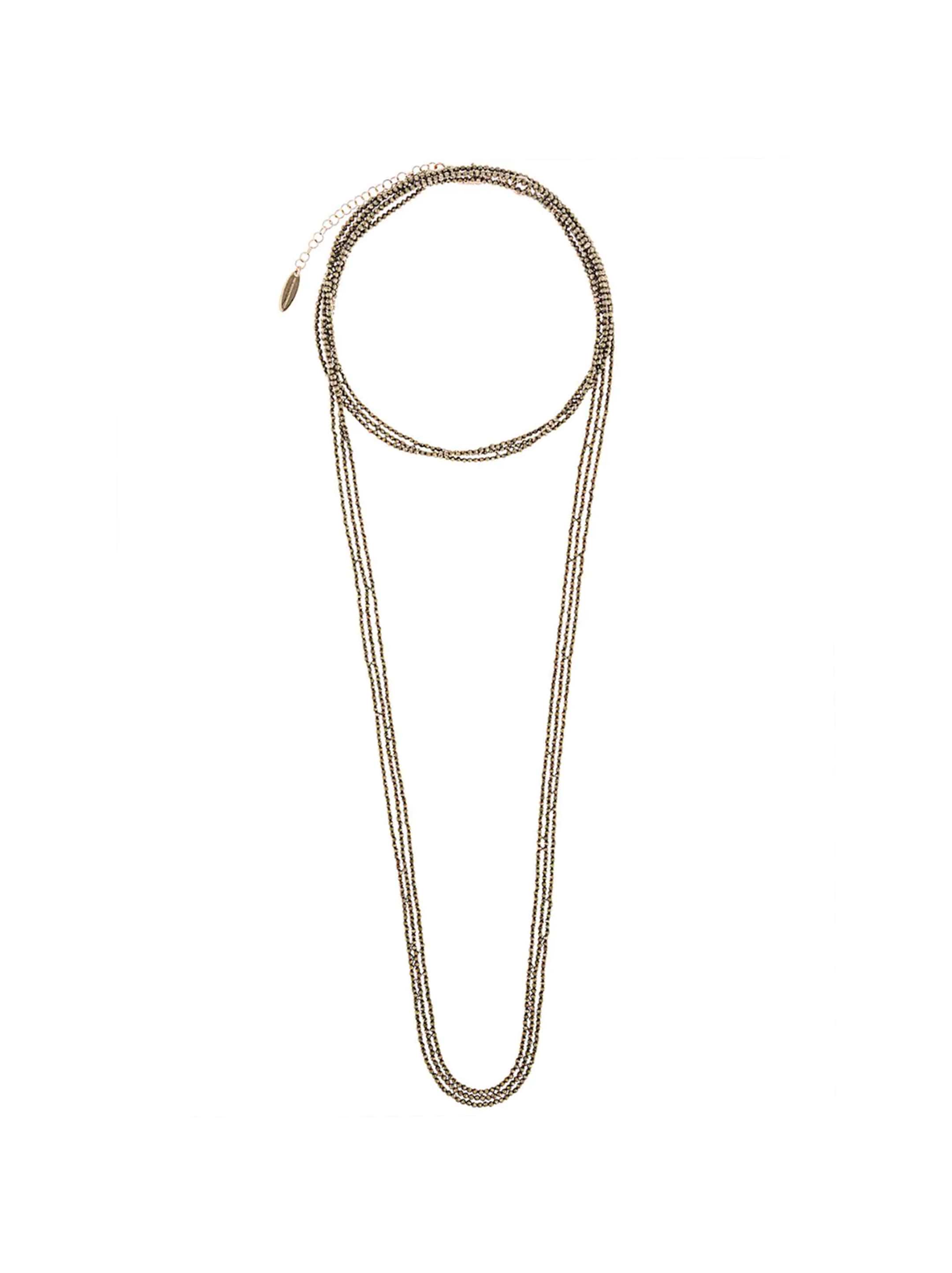 ネックレス・ペンダント BRUNELLO CUCINELLI SS25 'Monile' necklace (MCOW9G480 C2355) Brunello Cucinelli Monili Tie Necklace | Black | FARFETCH