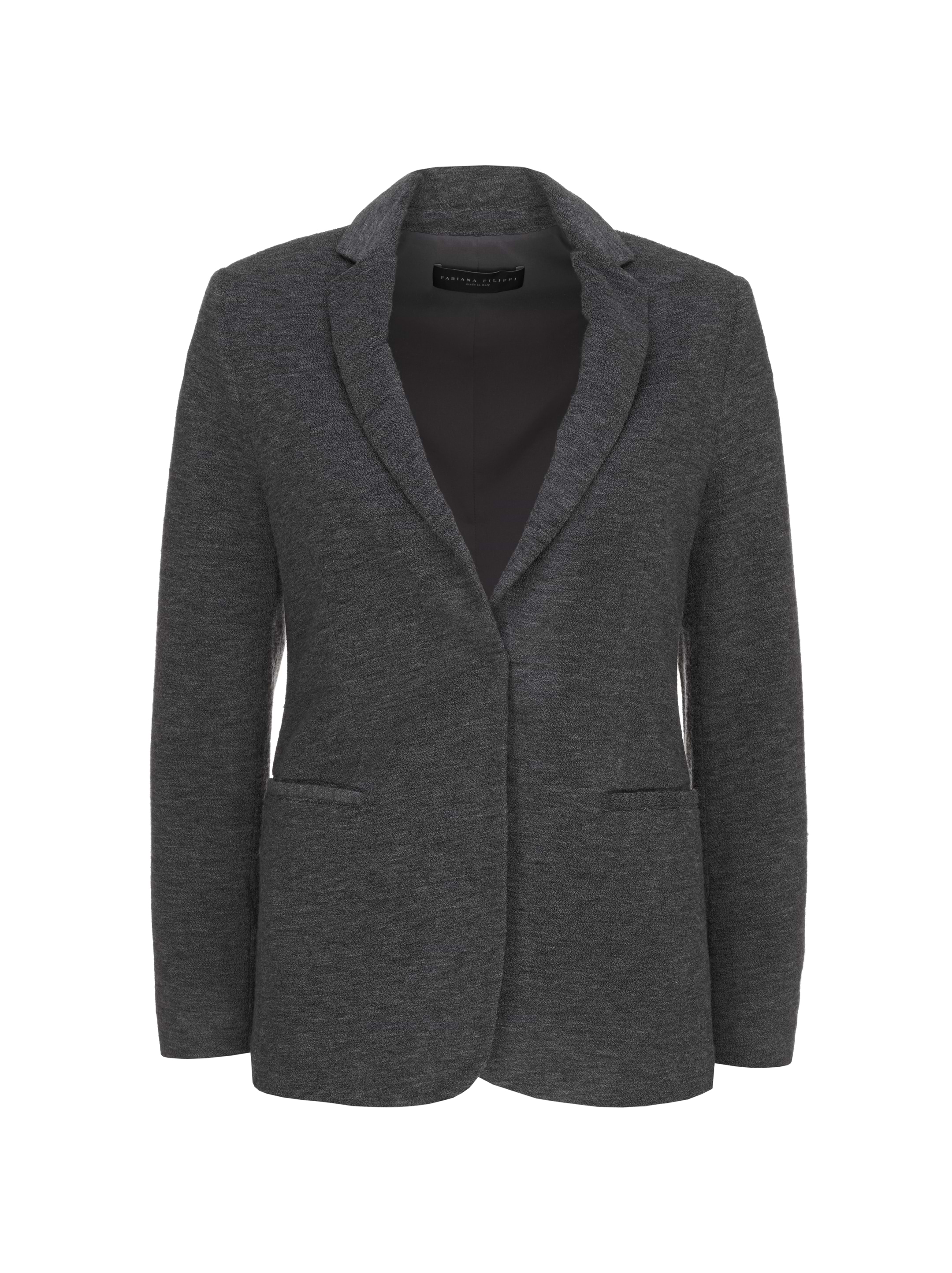 Single-breasted woollen blazer Fabiana Filippi for women