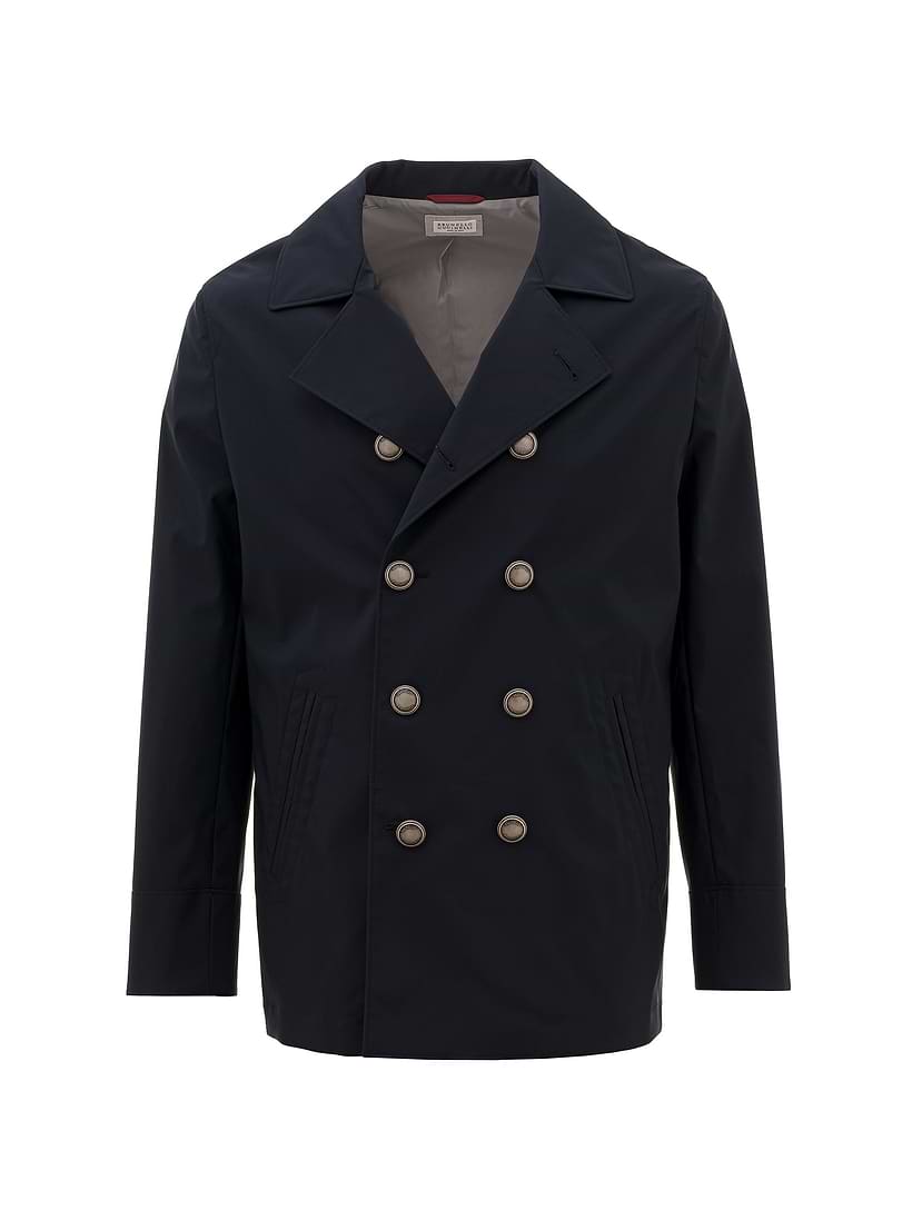 Double-breasted trench coat Brunello Cucinelli for men - buy