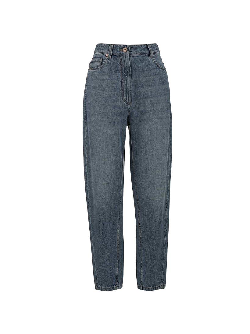 【関税&送料込】Brunello Cucinelli Boyfriend Jeans In Denim Boyfriend jeans Brunello Cucinelli for women - buy in the