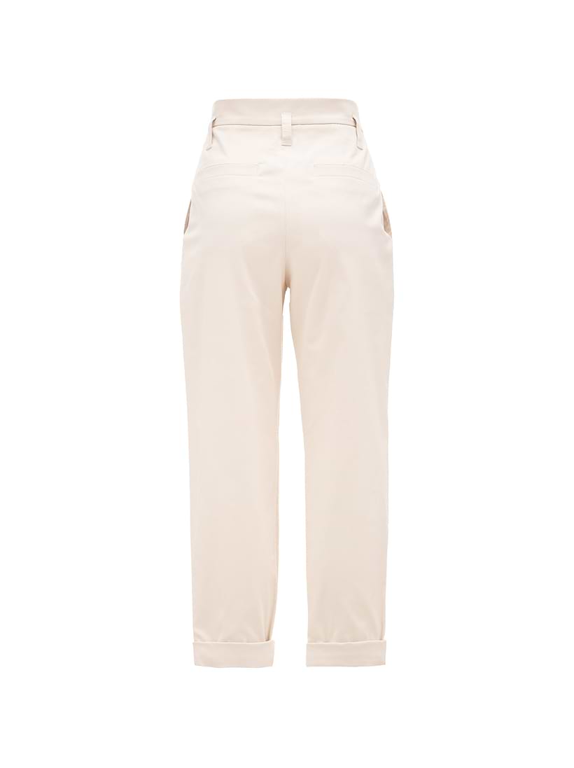 パンツ BRUNELLO CUCINELLI Women Straight Pants MH137P5495C8670 Beig Brunello Cucinelli women's Straight leg pants - buy for