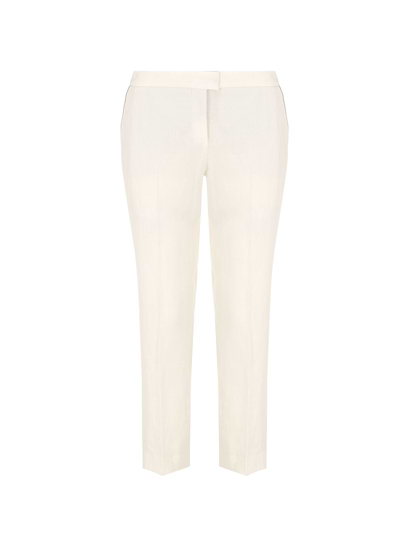 VIP【関税送料無料】希少 Fabiana Filippi Polyester Pants Trevi techno tailoring trousers, butter for Women | Fabiana