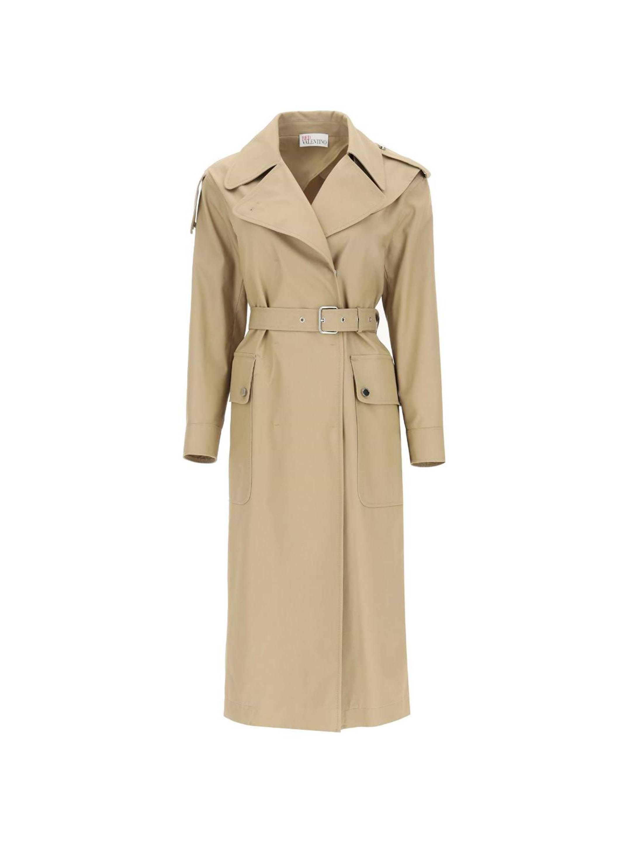 ジャケット・アウター VALENTINO Beige Oversized Trench Coat Valentino Beige Oversized Trench Coat, $1,121 | SSENSE