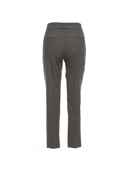 パンツ Brunello Cucinelli Wool Cloth Trousers Brunello Cucinelli - Black Wool & Silk Tuxedo Pant