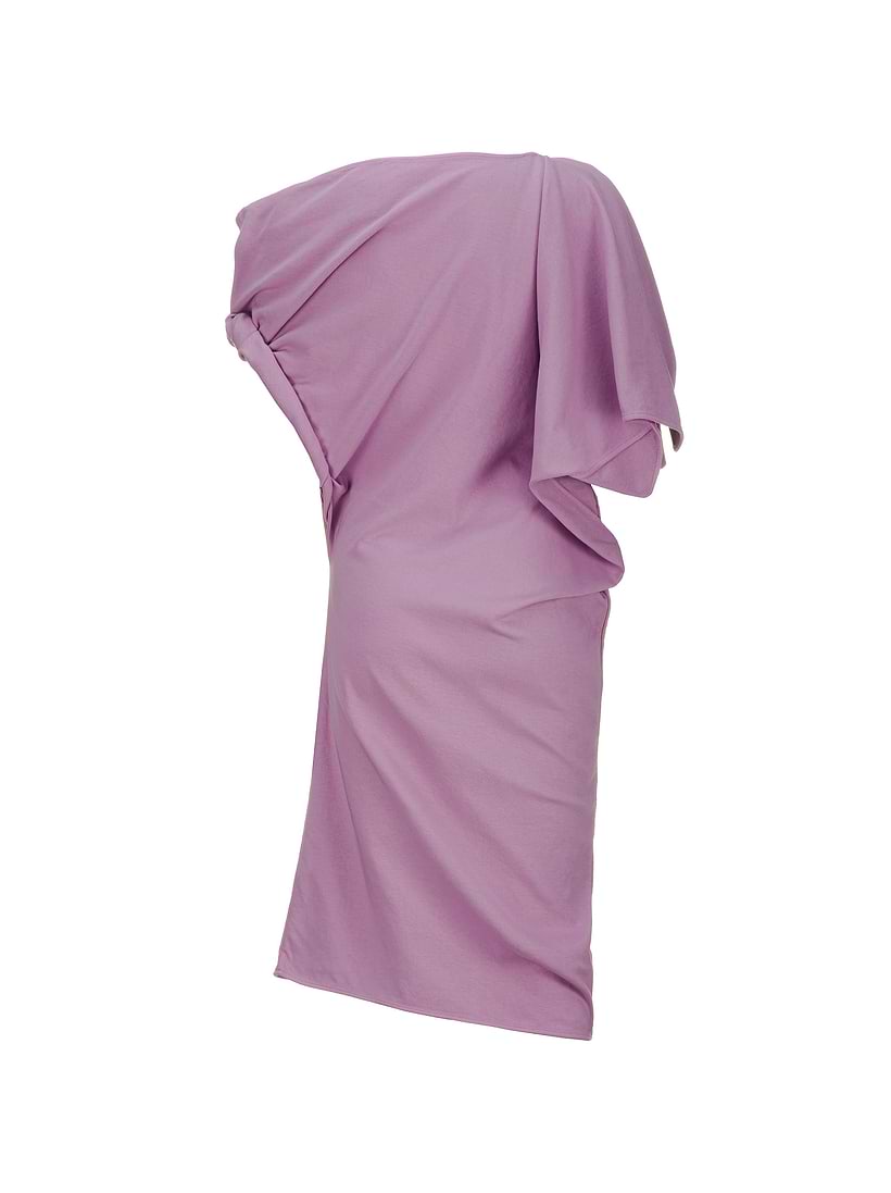 ワンピース THE ATTICO DRAPED DRESS Draped jersey minidress in pink - The Attico | Mytheresa