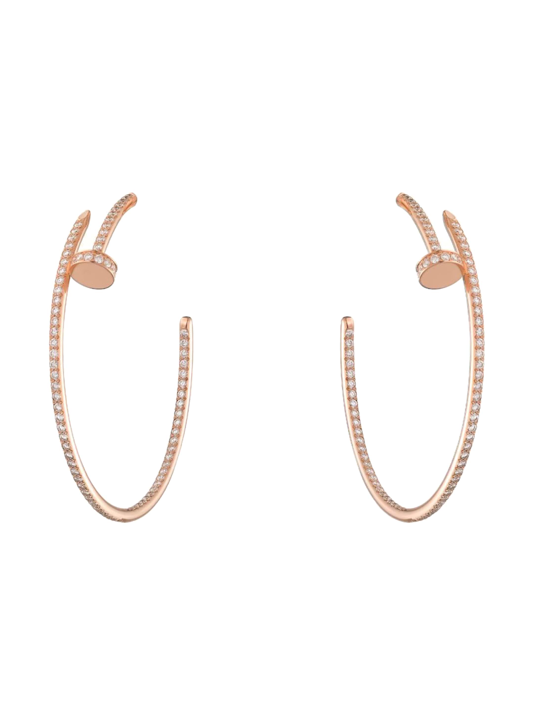 洗練ジュエリー【Cartier】Juste un Clou earring Pink Gold CRB8301211 - Juste un Clou earrings - Pink gold - Cartier