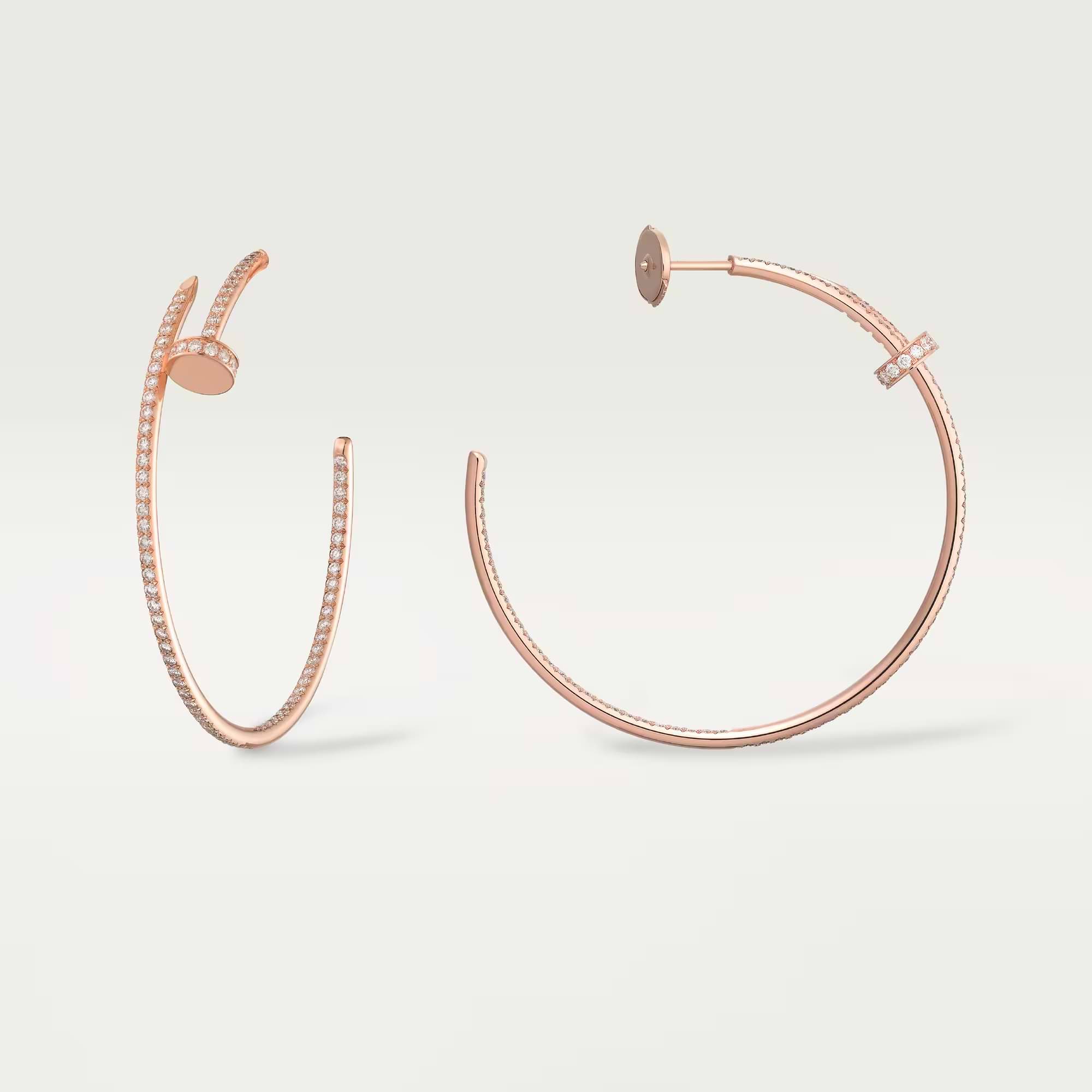 Cartier Earrings Juste Un Clou Rose gold 750 - buy for