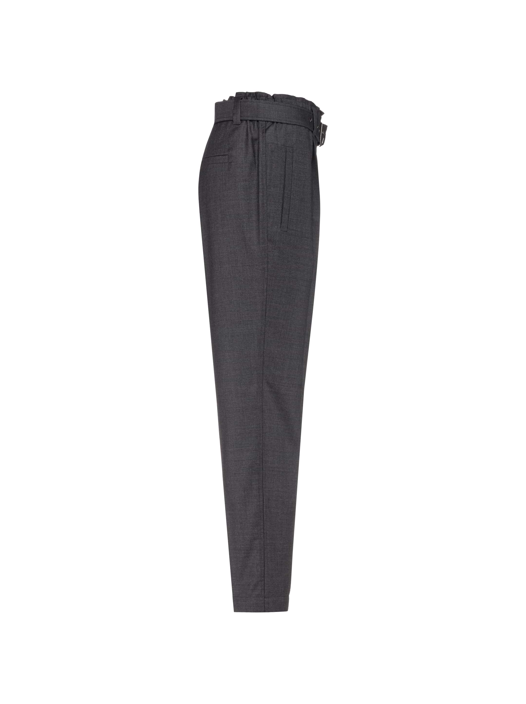 【関税込み】BRUNELLO CUCINELLI Belt wool pants Brunello Cucinelli Cashmere-Wool Flannel Wide Sartorial