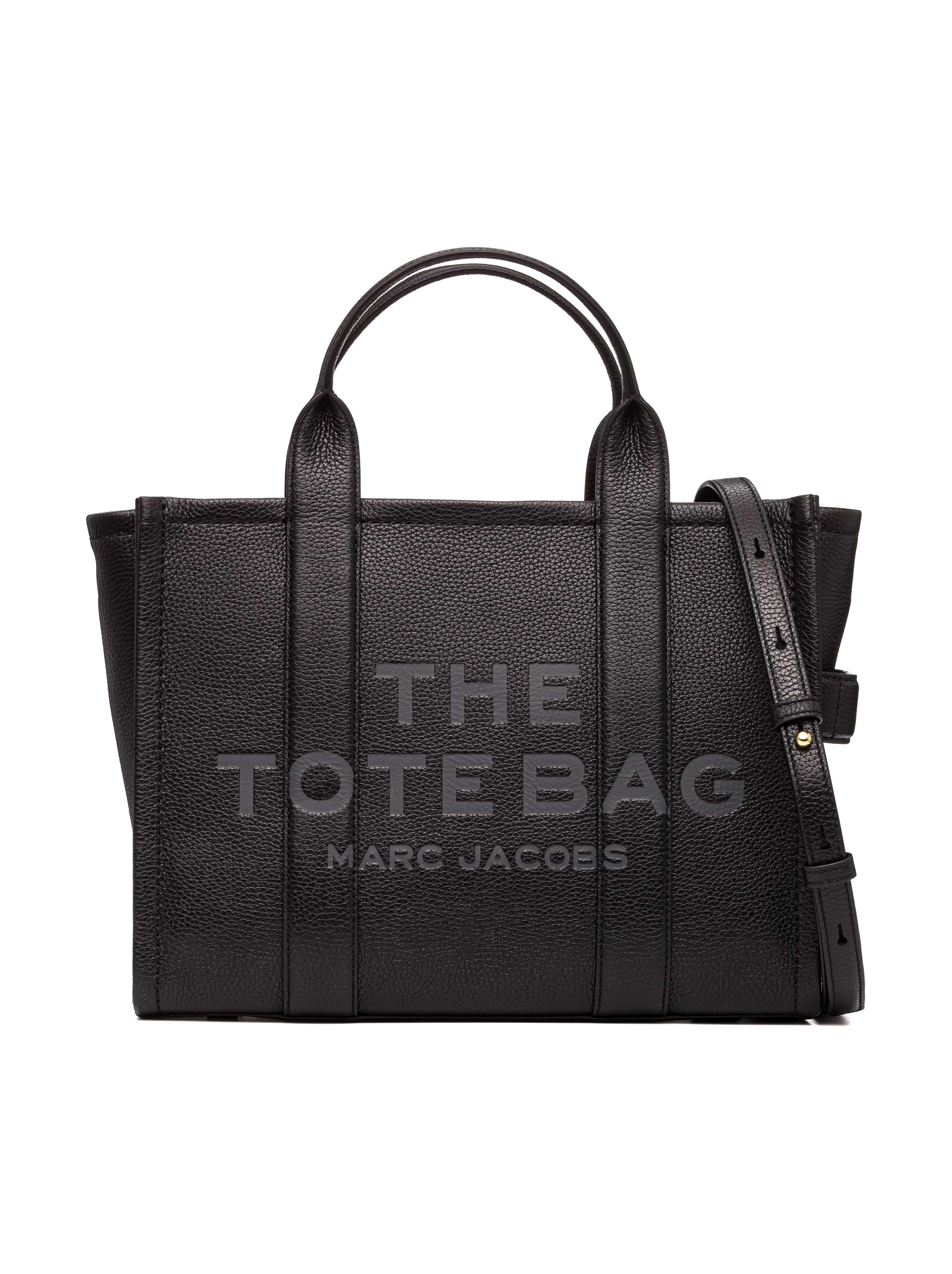 トートバッグ MARC JACOBS BLACK LEATHER THE TRAVELLER TOTE BAG The popular Marc Jacobs 'The Tote Bag' is on sale for $160