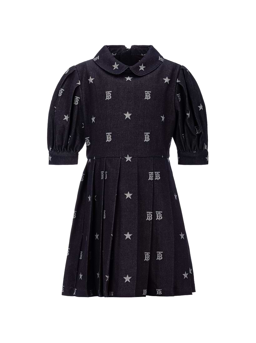 【送料&関税込】Burberry Star-pattern Dress Star print midi dress Burberry for kids - buy in the