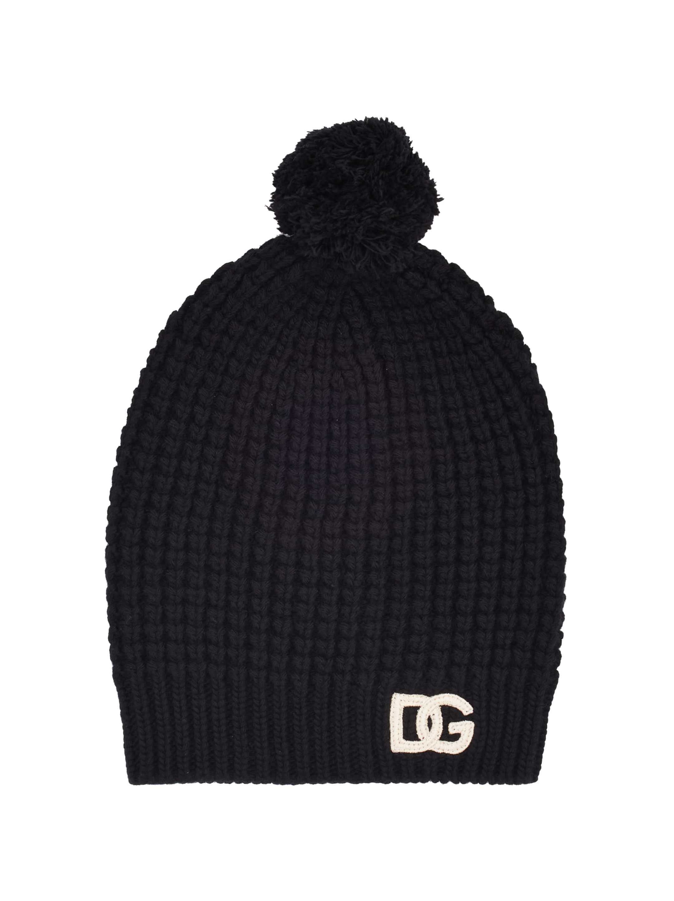 帽子 DOLCE&GABBANA beanie Logo cotton beanie in white - Dolce Gabbana | Mytheresa