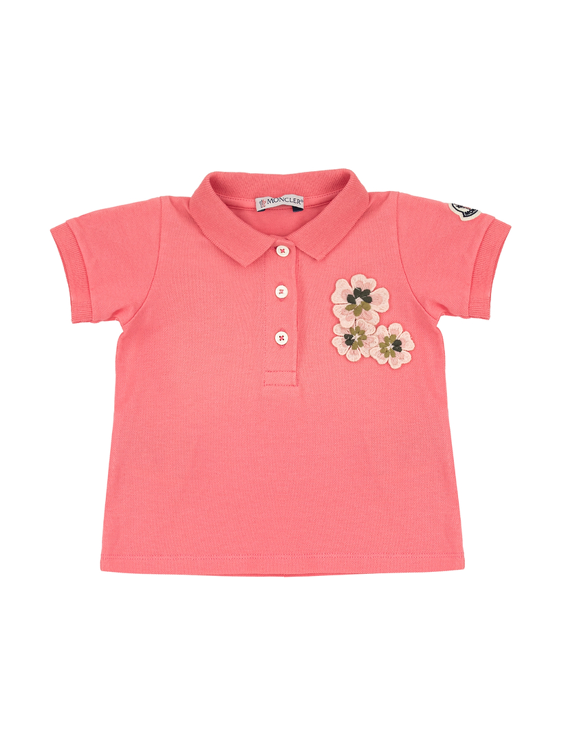 トップス MONCLER  POLO RalphLauren set  kids MONCLER KIDS Cotton polo shirt and shorts set (12-14 years