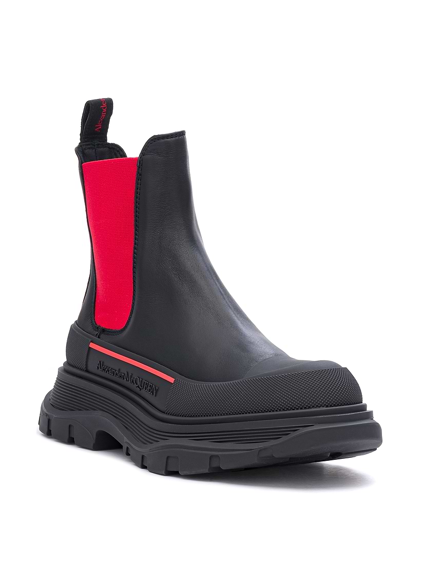 ショートブーツ・ブーティ ALEXANDER MCQUEEN TREAD CHELSEA BOOTS IN SMOOTH LEATHER Alexander McQueen | Tread chelsea boots | Savannahs