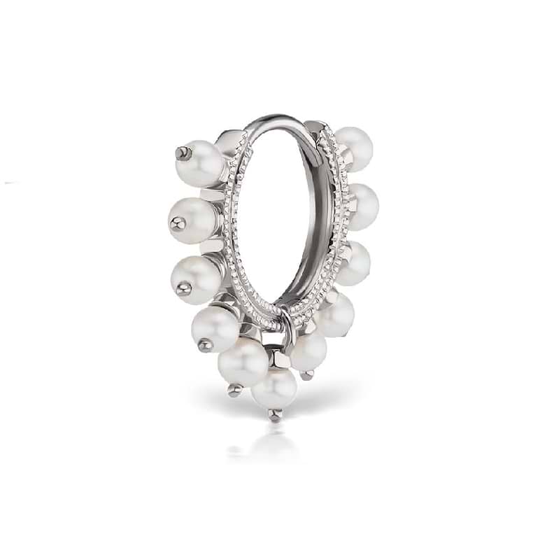 Maria Tash Coronet Hoop Earring White gold 750 buy for 237000