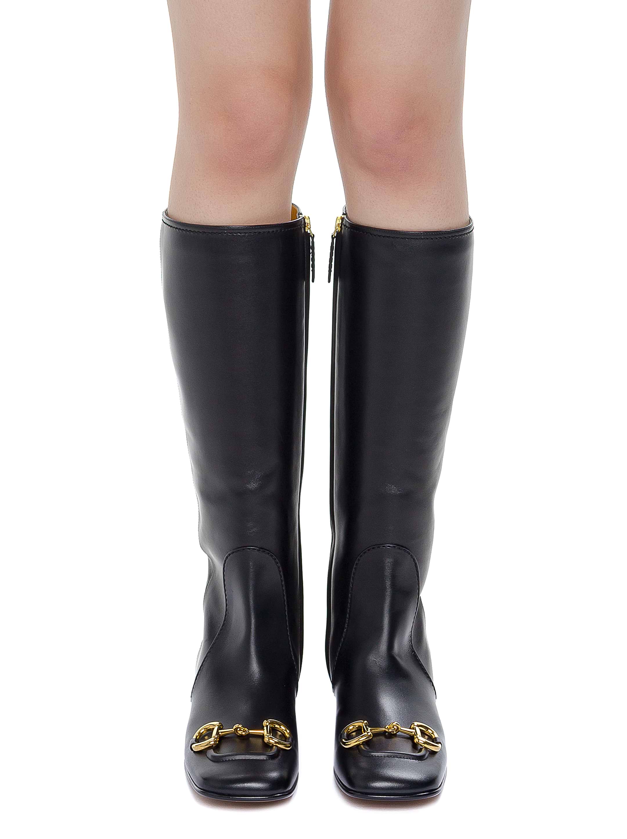 Gucci women's Knee-length leather boots buy for 942600 KZT in