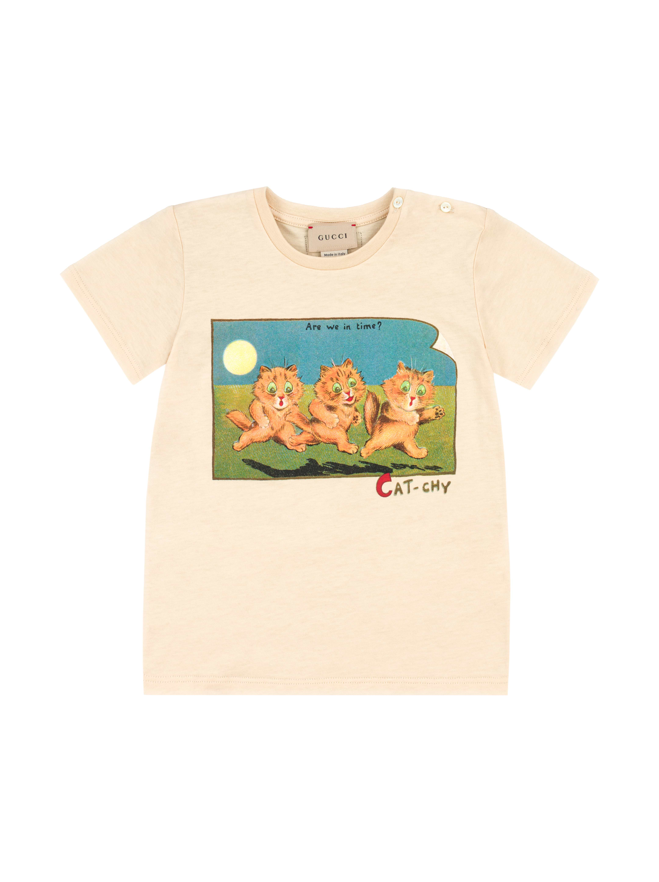 Gucci Cat-chy T-shirt for newborns - buy for 121900 KZT in