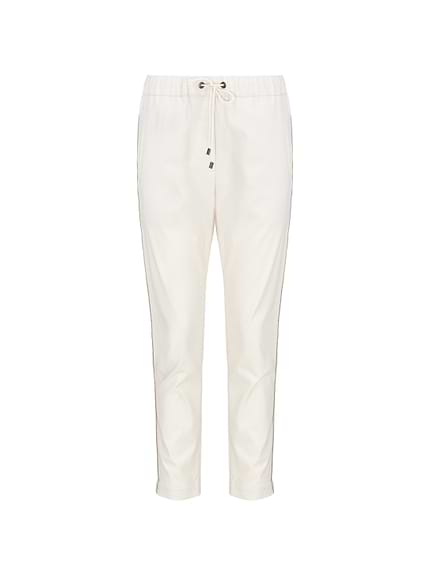BRUNELLO CUCINELLI Women Straight Pants ML145P8833C9002 Whit